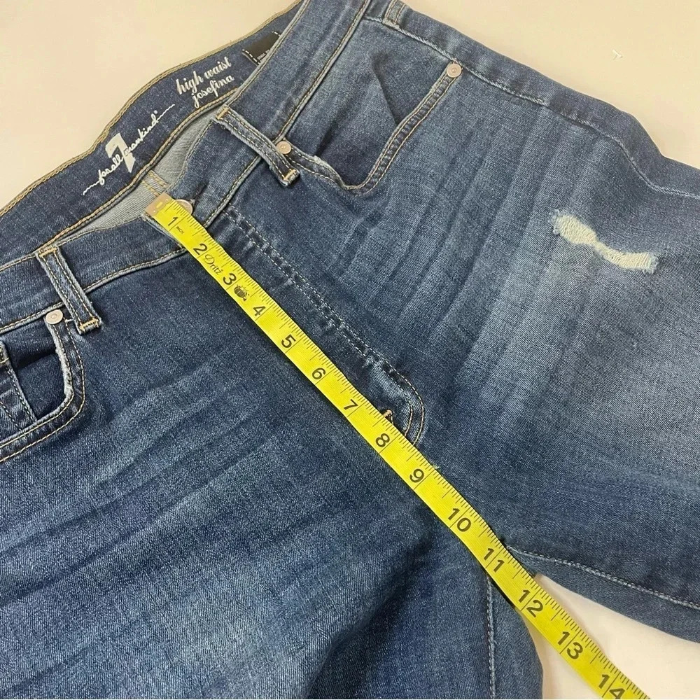 7 For All Mankind High Waist Josefina Jeans Size 32 - Picture 4 of 9